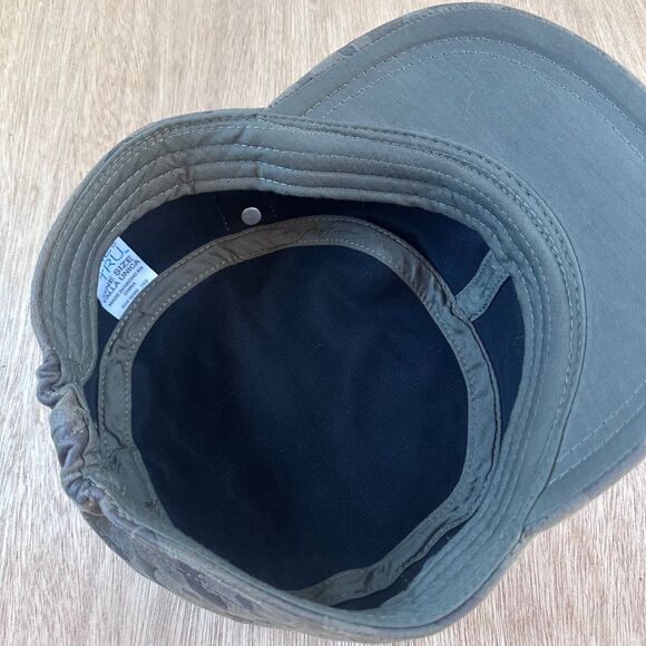 Time and Tru Women’s Camo Cadet Hat Faux Suede Military Style Cap - Picture 4 of 4